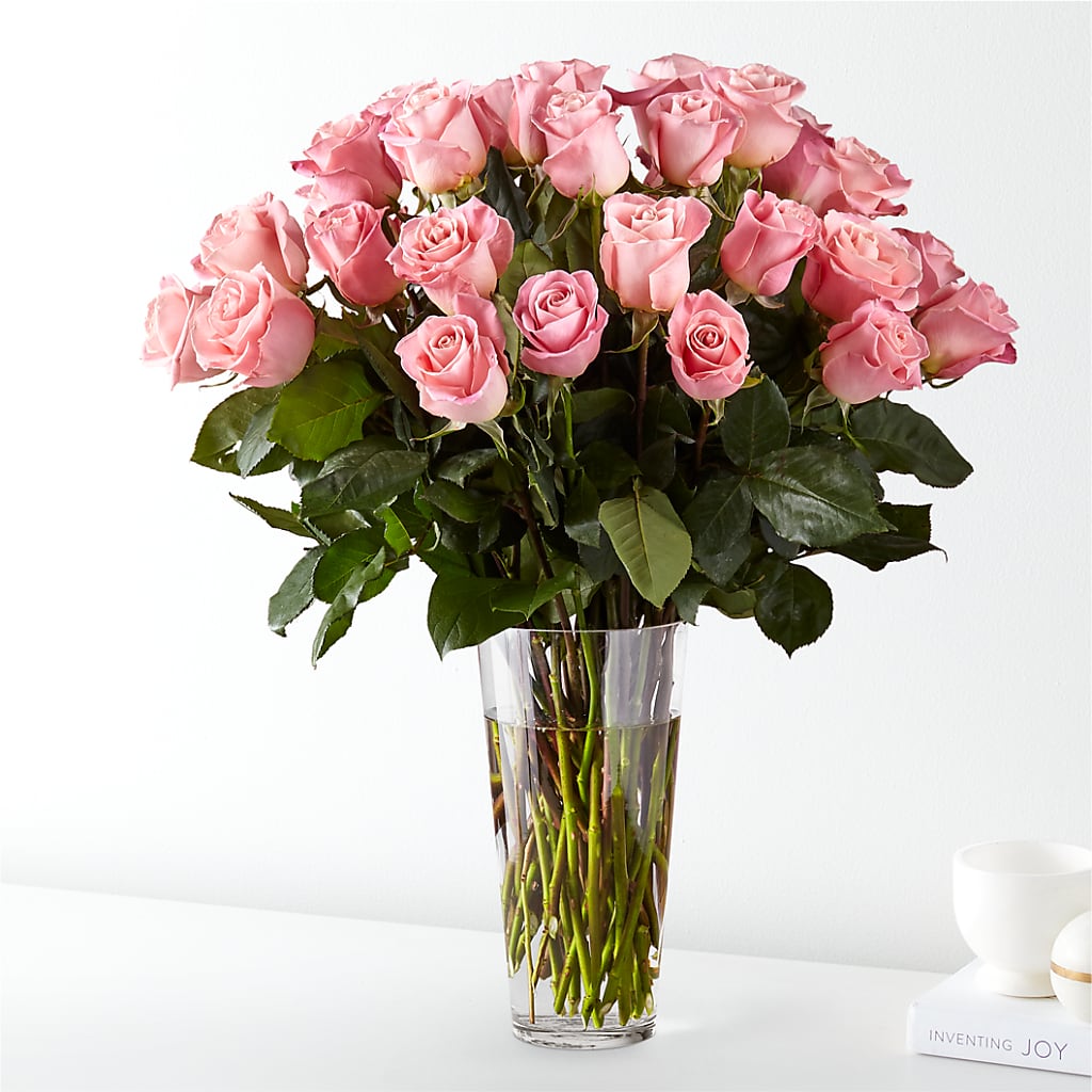 Long Stem Pink Rose Bouquet – TAMMIE'S COUNTRY FLORIST, Hurlock MD