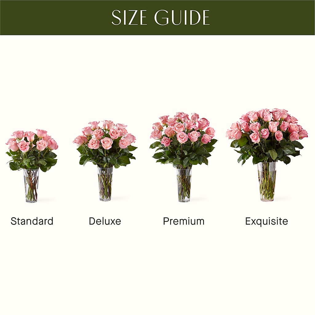 Long Stem Pink Rose Bouquet – TAMMIE'S COUNTRY FLORIST, Hurlock MD