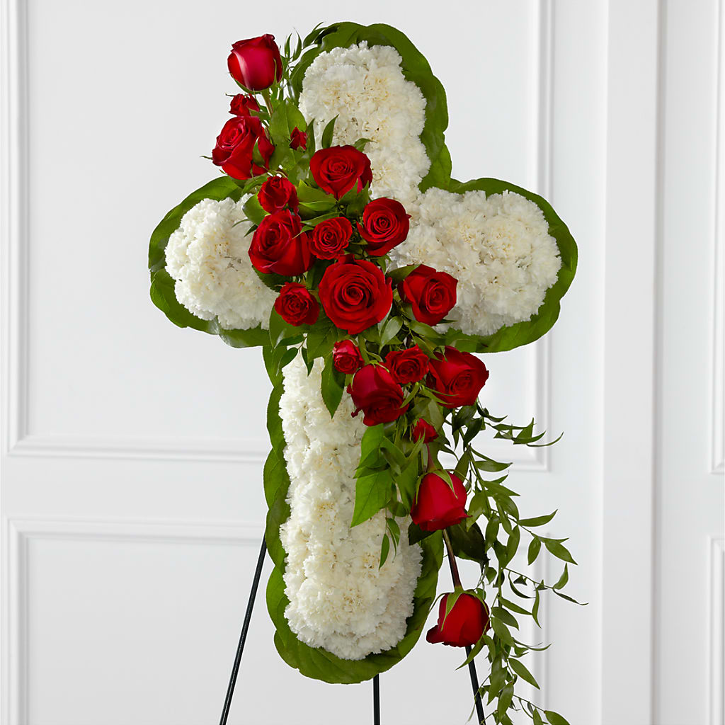 Floral Cross Easel – TAMMIE'S COUNTRY FLORIST, Hurlock MD