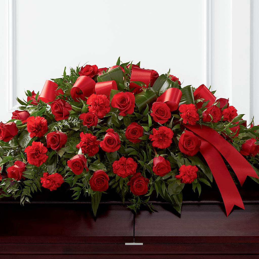 Tribute of Life Casket Spray – TAMMIE'S COUNTRY FLORIST, Hurlock MD