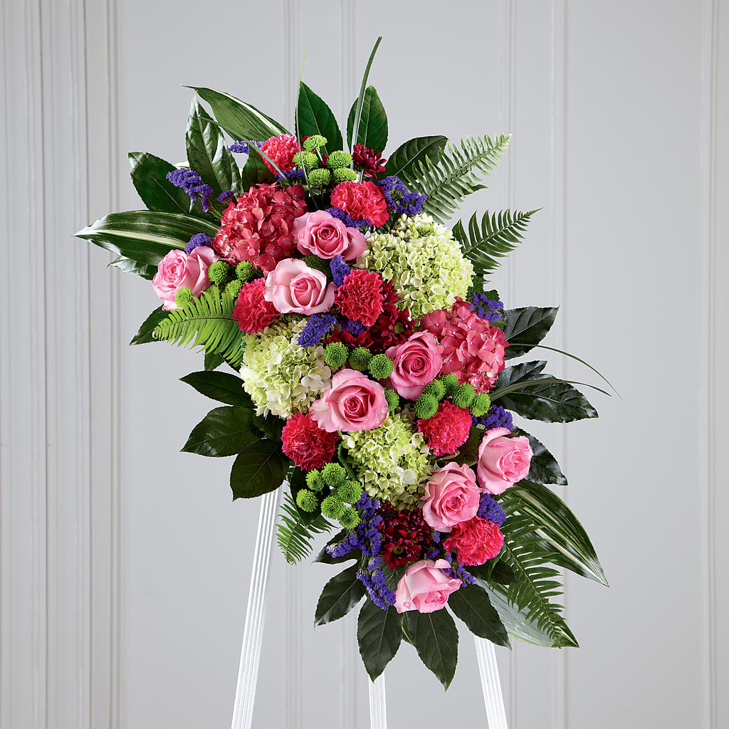 Refreshing Mix Standing Spray – TAMMIE'S COUNTRY FLORIST, Hurlock MD