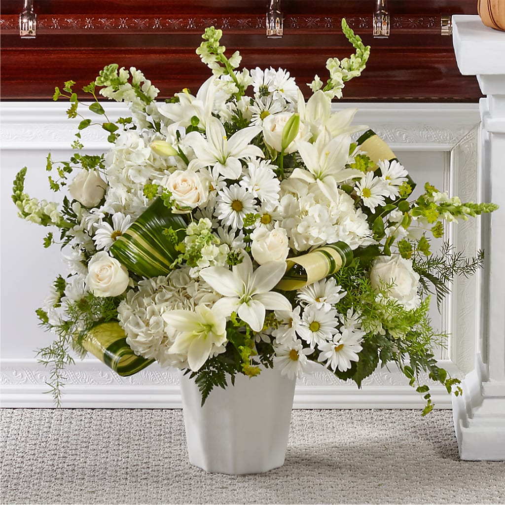 Thoughts of Tranquility Floor Basket – TAMMIE'S COUNTRY FLORIST, Hurlock MD