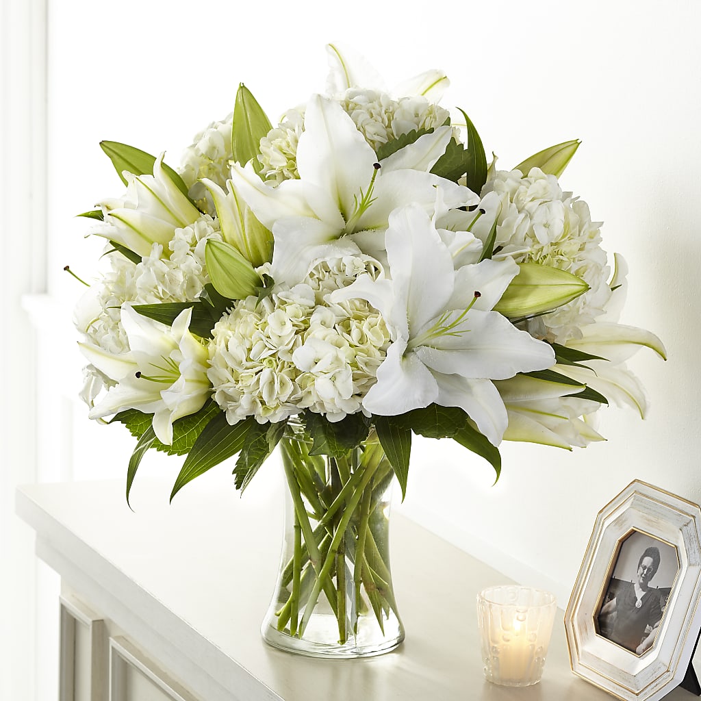 Compassionate Lily Bouquet – TAMMIE'S COUNTRY FLORIST, Hurlock MD