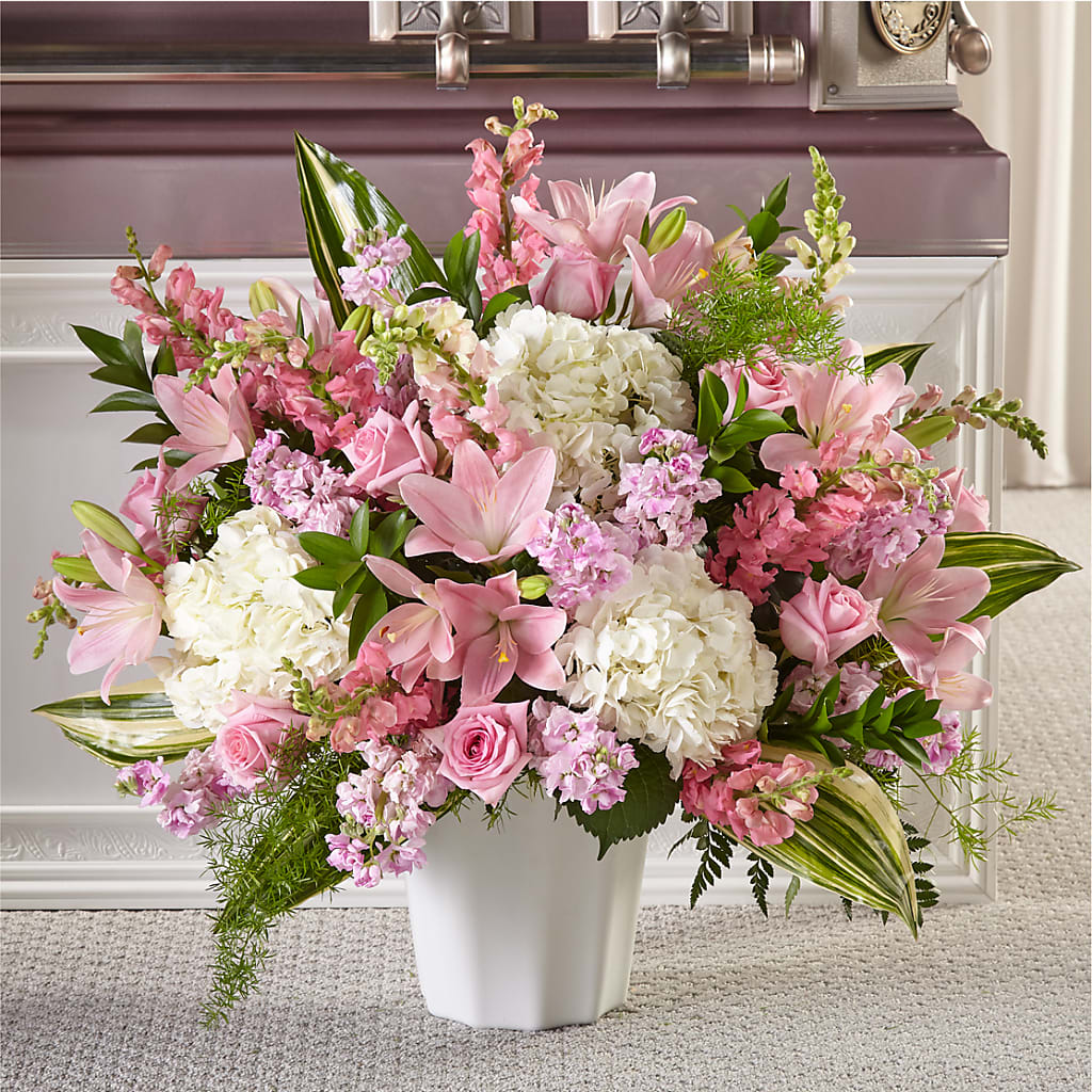 Simply Serene Floor Basket – TAMMIE'S COUNTRY FLORIST, Hurlock MD