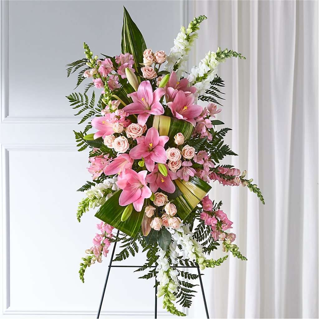 Elegant Embrace Standing Spray – TAMMIE'S COUNTRY FLORIST, Hurlock MD