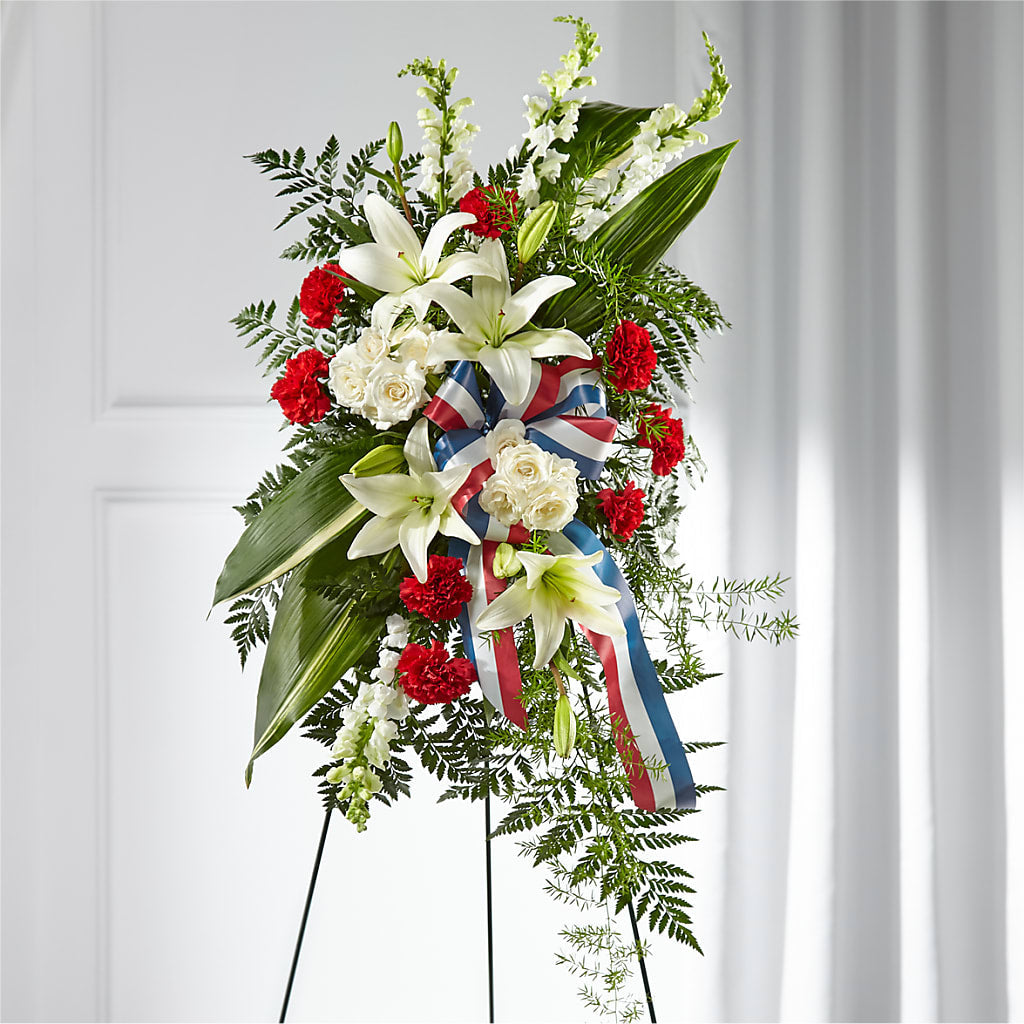 Stars of Life Standing Spray – TAMMIE'S COUNTRY FLORIST, Hurlock MD