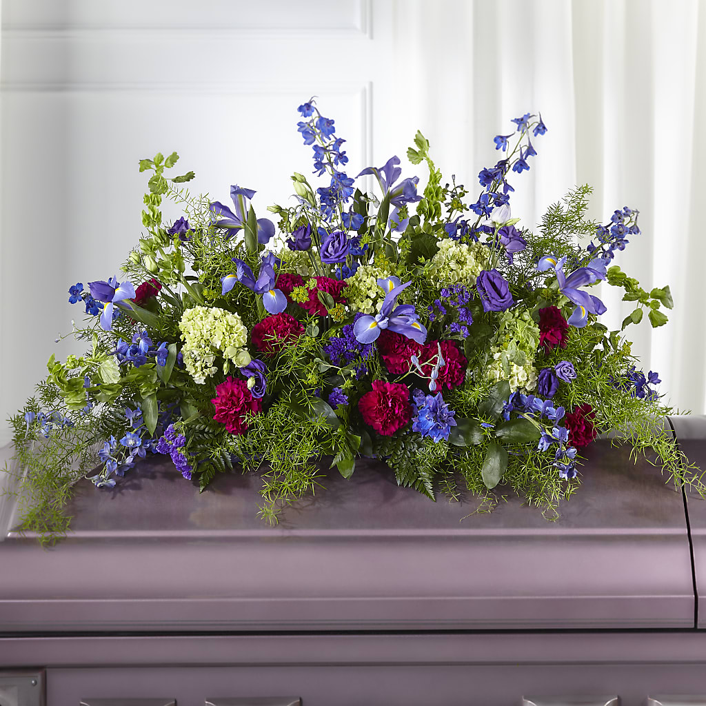 Always Treasured Casket Spray – TAMMIE'S COUNTRY FLORIST, Hurlock MD