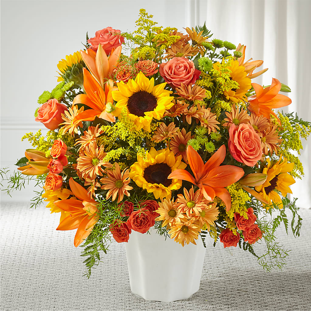 Harvest Thoughts Floor Basket – TAMMIE'S COUNTRY FLORIST, Hurlock MD