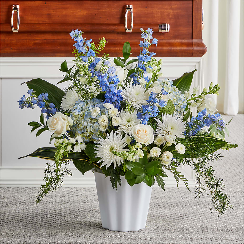 Everlasting Memories Floor Basket – TAMMIE'S COUNTRY FLORIST, Hurlock MD