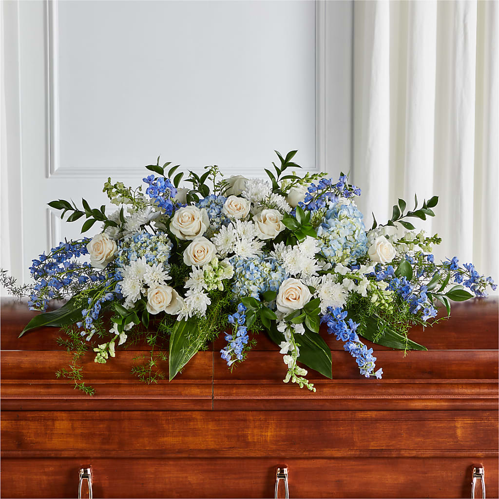 Timeless Essence Casket Spray – TAMMIE'S COUNTRY FLORIST, Hurlock MD