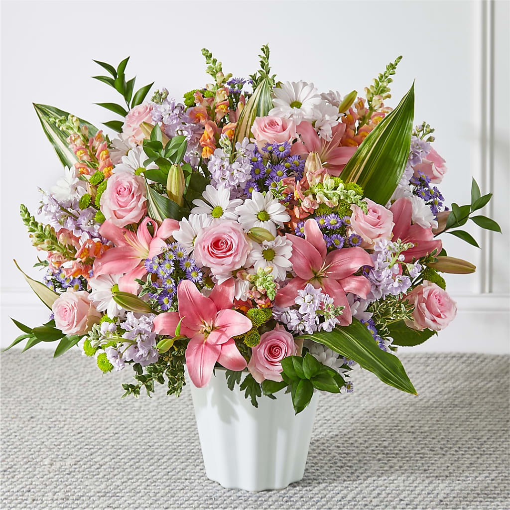 Abundant Compassion Floor Basket – TAMMIE'S COUNTRY FLORIST, Hurlock MD