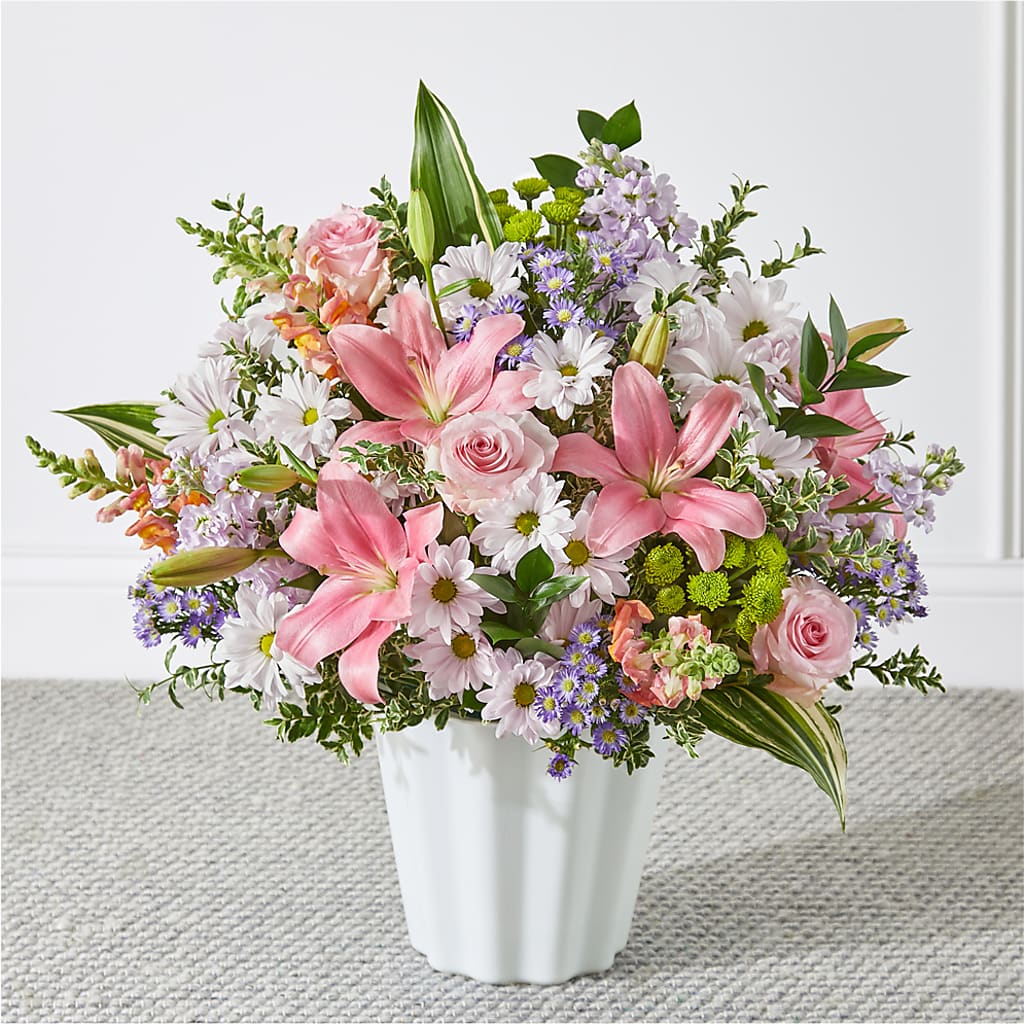 Abundant Compassion Floor Basket – TAMMIE'S COUNTRY FLORIST, Hurlock MD