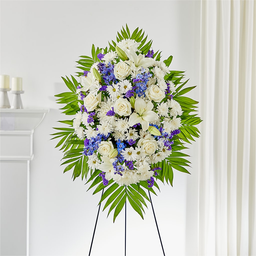 At Rest Standing Spray – TAMMIE'S COUNTRY FLORIST, Hurlock MD
