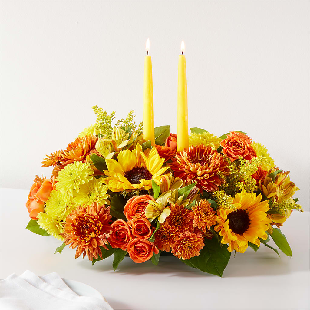 Autumn Harmony Centerpiece – TAMMIE'S COUNTRY FLORIST, Hurlock MD