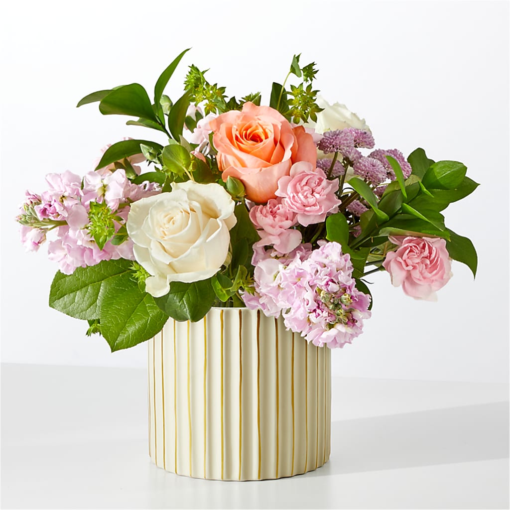 French Market Bouquet with Ivory Vase – TAMMIE'S COUNTRY FLORIST, Hurlock MD