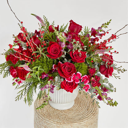 Big Red Bow Bouquet – TAMMIE'S COUNTRY FLORIST, Hurlock MD