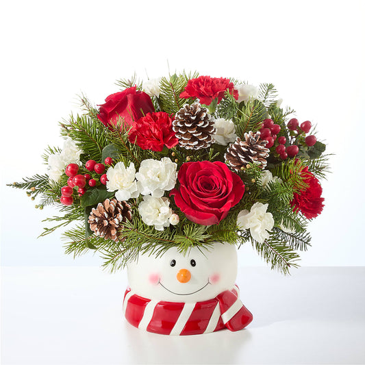 Jolly Snowman Bouquet – TAMMIE'S COUNTRY FLORIST, Hurlock MD