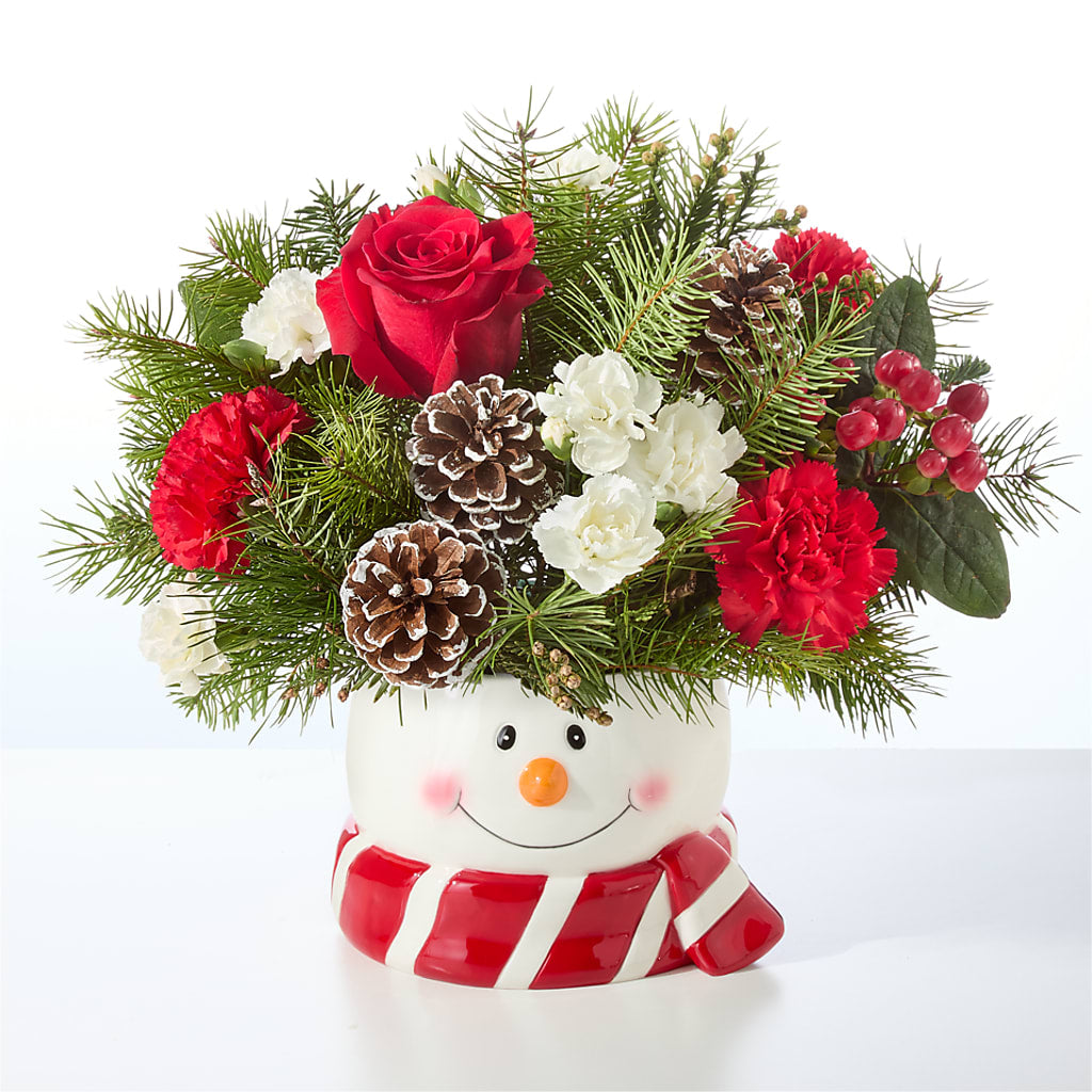 Jolly Snowman Bouquet – TAMMIE'S COUNTRY FLORIST, Hurlock MD