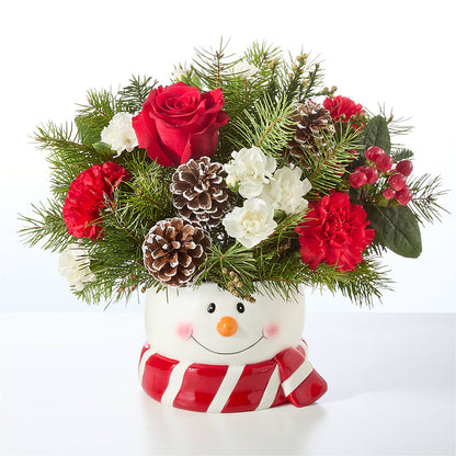 Jolly Snowman Bouquet – TAMMIE'S COUNTRY FLORIST, Hurlock MD