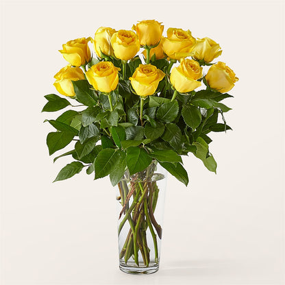 Long Stem Yellow Rose Bouquet – TAMMIE'S COUNTRY FLORIST, Hurlock MD