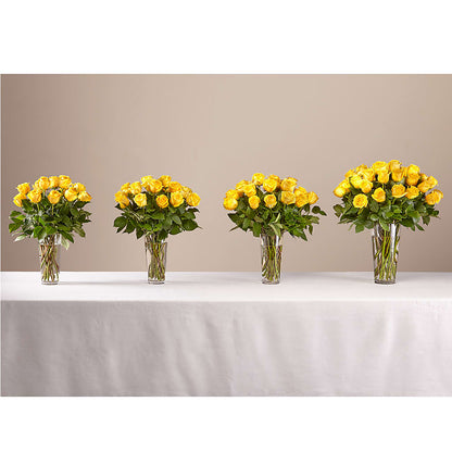 Long Stem Yellow Rose Bouquet – TAMMIE'S COUNTRY FLORIST, Hurlock MD