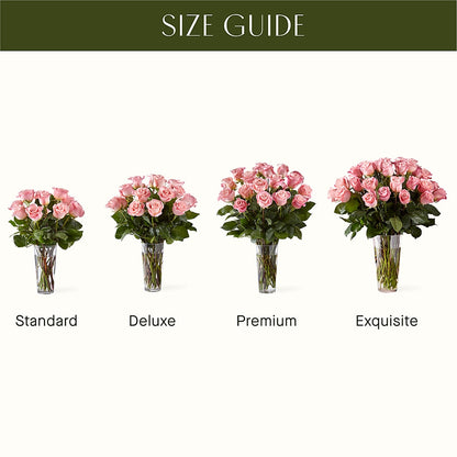 Long Stem Pink Rose Bouquet – TAMMIE'S COUNTRY FLORIST, Hurlock MD