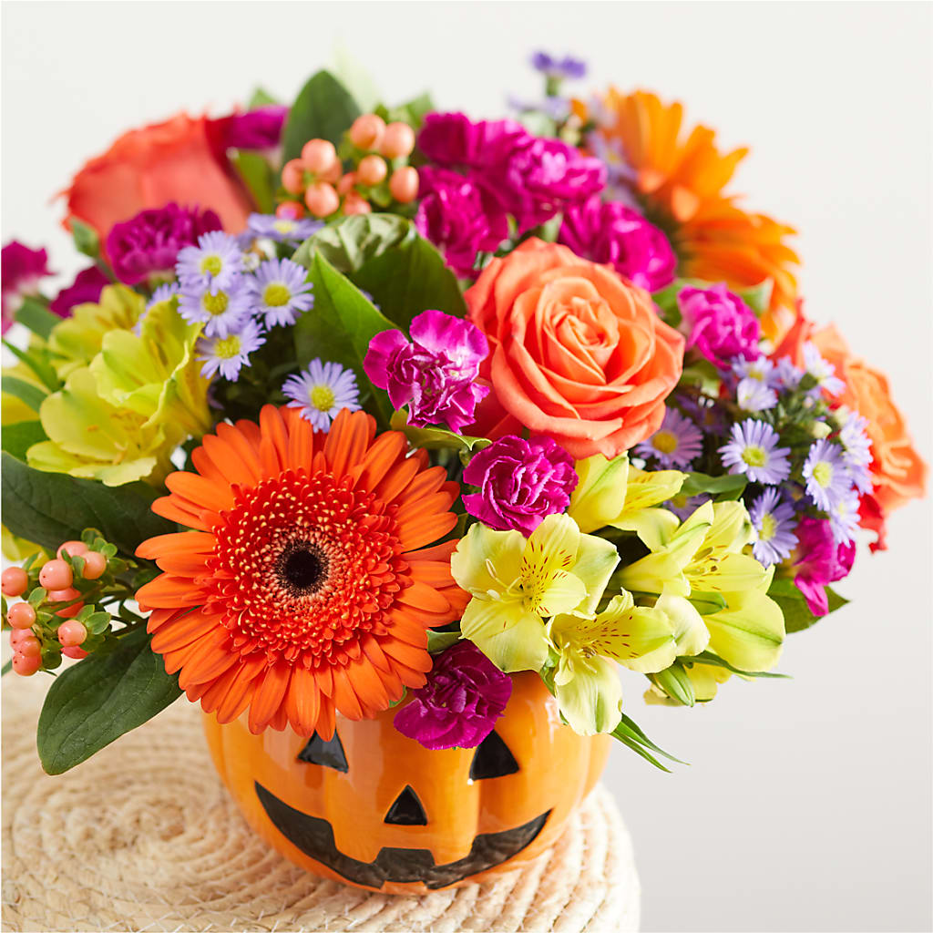 Tricks & Treats Pumpkin – TAMMIE'S COUNTRY FLORIST, Hurlock MD