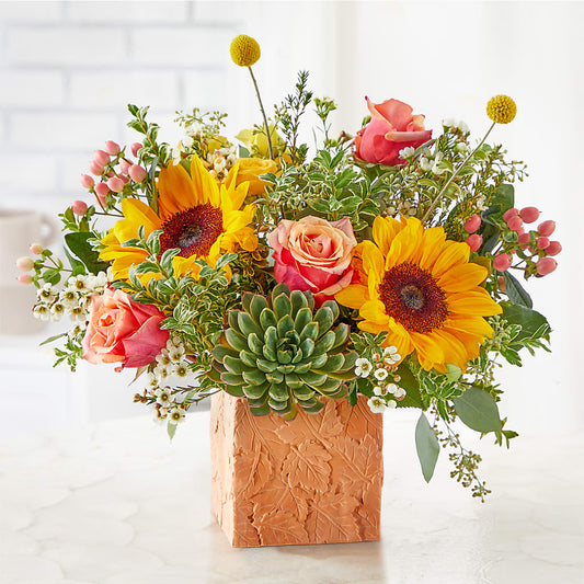 Sunflower Season Bouquet – TAMMIE'S COUNTRY FLORIST, Hurlock MD
