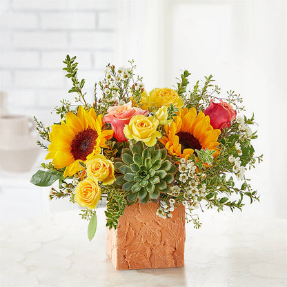 Sunflower Season Bouquet – TAMMIE'S COUNTRY FLORIST, Hurlock MD