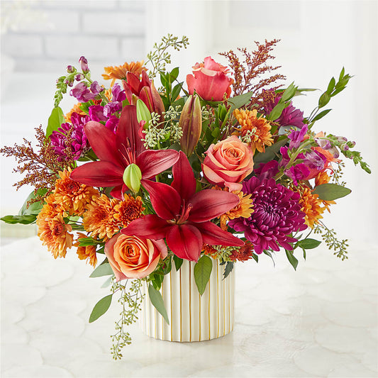 Burgundy Landscape Bouquet – TAMMIE'S COUNTRY FLORIST, Hurlock MD