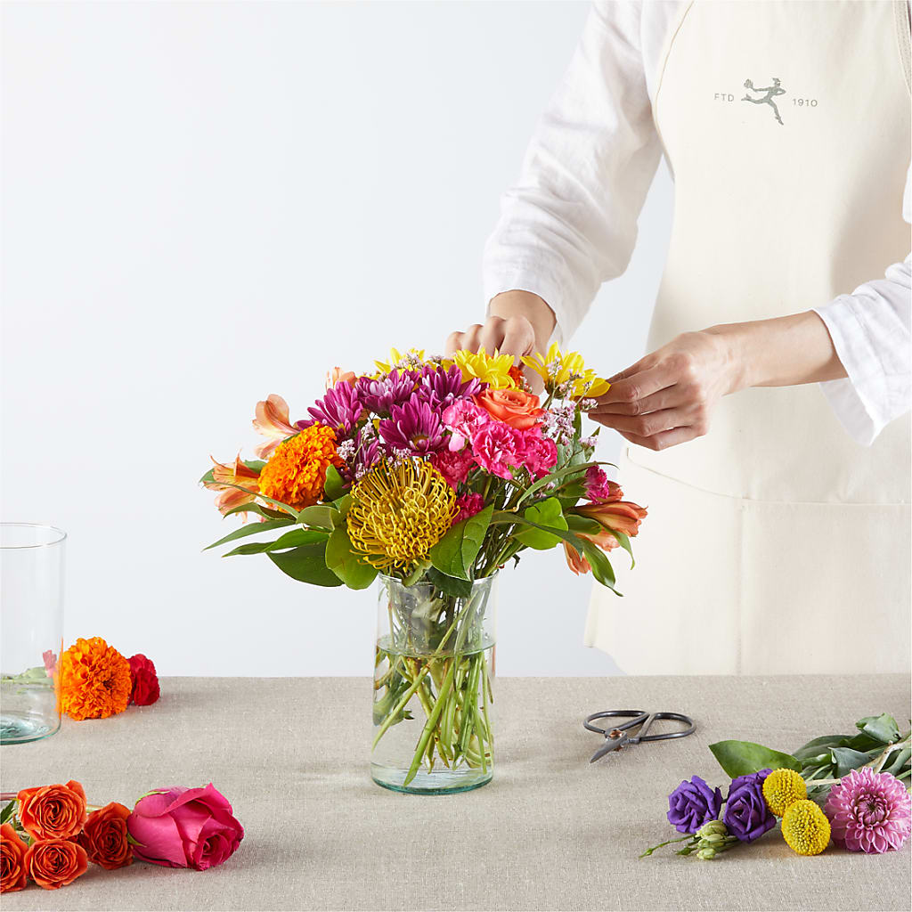 Feast of Color – A Florist Original – TAMMIE'S COUNTRY FLORIST, Hurlock MD