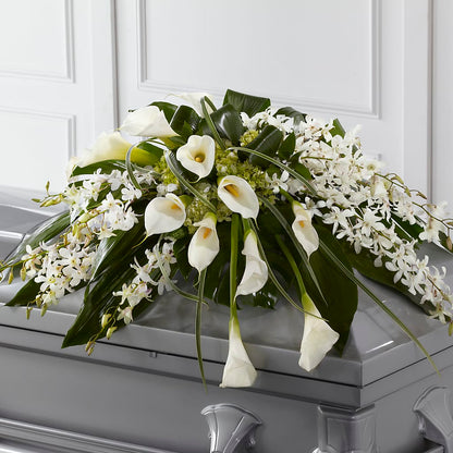 Angel Wings Casket Spray – TAMMIE'S COUNTRY FLORIST, Hurlock MD