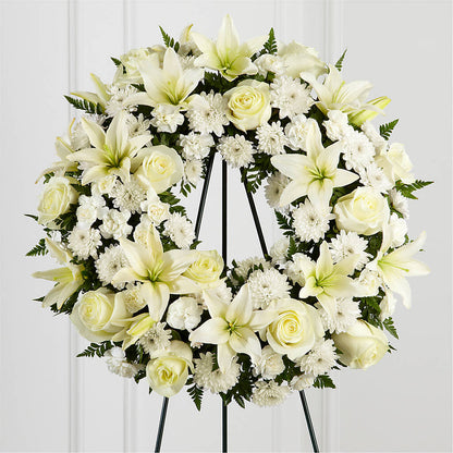 Treasured Tribute Wreath – TAMMIE'S COUNTRY FLORIST, Hurlock MD