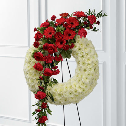 Graceful Tribute Wreath – TAMMIE'S COUNTRY FLORIST, Hurlock MD