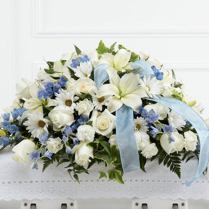 Tender Treasure Casket Spray – TAMMIE'S COUNTRY FLORIST, Hurlock MD
