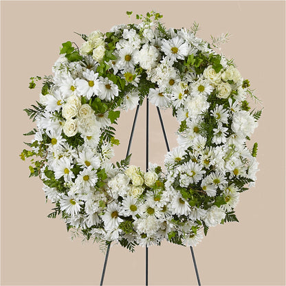 Faithful Wishes Wreath – TAMMIE'S COUNTRY FLORIST, Hurlock MD