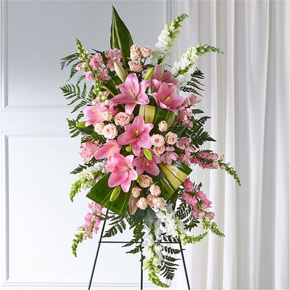 Elegant Embrace Standing Spray – TAMMIE'S COUNTRY FLORIST, Hurlock MD