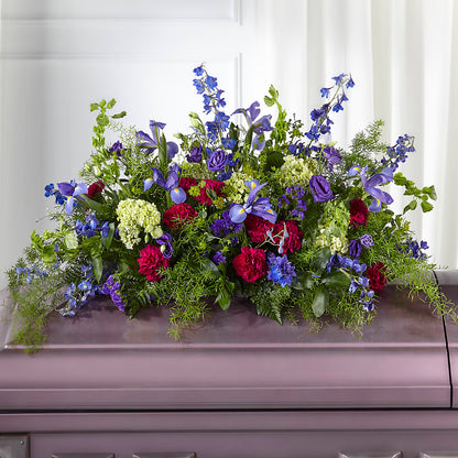 Always Treasured Casket Spray – TAMMIE'S COUNTRY FLORIST, Hurlock MD