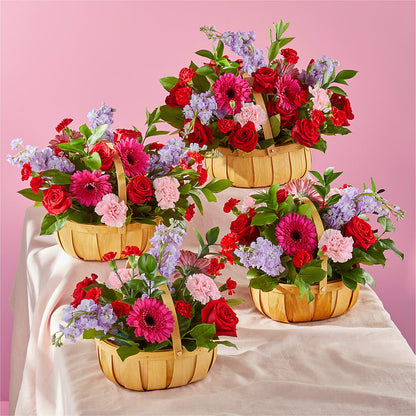 Pink Picnic Basket – TAMMIE'S COUNTRY FLORIST, Hurlock MD