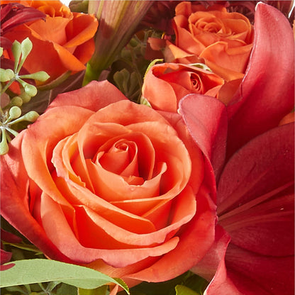 Crimson Leaves Bouquet – TAMMIE'S COUNTRY FLORIST, Hurlock MD