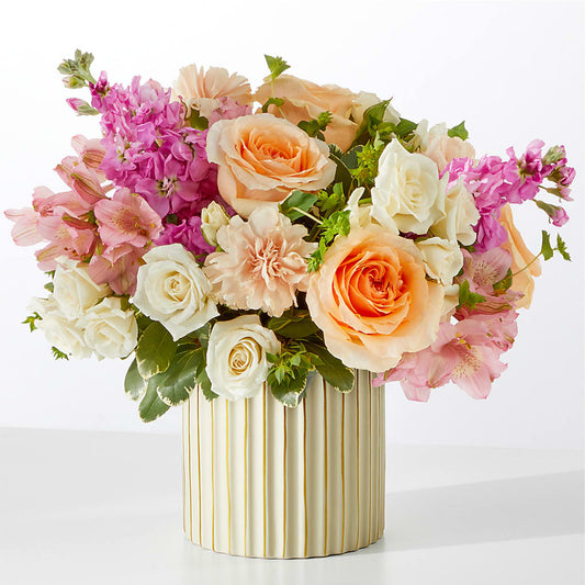 Paradise Bouquet with Ivory Vase – TAMMIE'S COUNTRY FLORIST, Hurlock MD