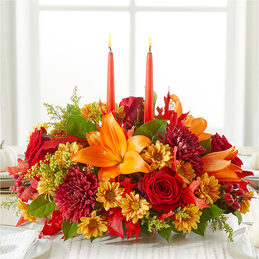 Autumn's Embrace Centerpiece – TAMMIE'S COUNTRY FLORIST, Hurlock MD